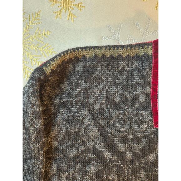 OLEANA Authentic Norwegian Luxurious Wool Cardigan High-End Nordic Knitwear SZ M - Picture 9 of 13